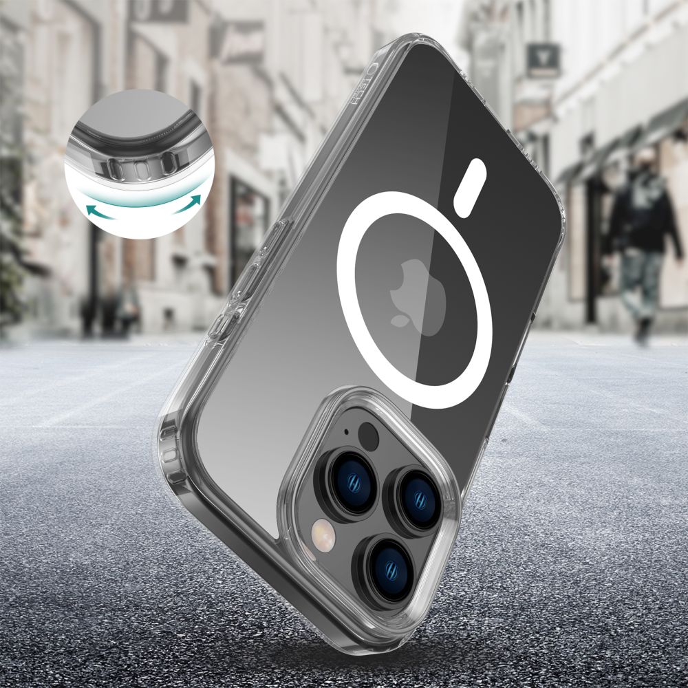 Tech-Protect MagSafe dėklas iPhone 16 Pro – skaidrus -- iPhone 16 Pro