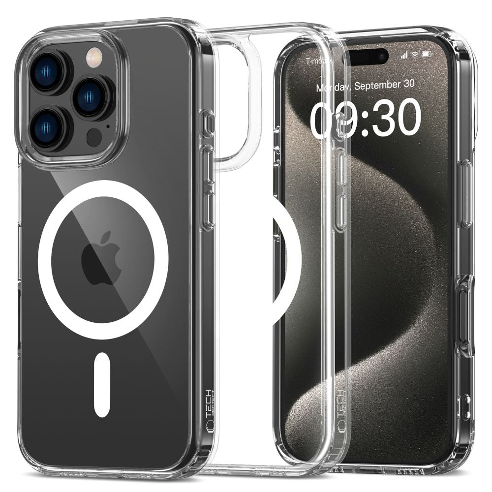 Tech-Protect FlexAir Hybrid MagSafe dėklas iPhone 16 Pro Max – skaidrus -- iPhone 16 Pro Max