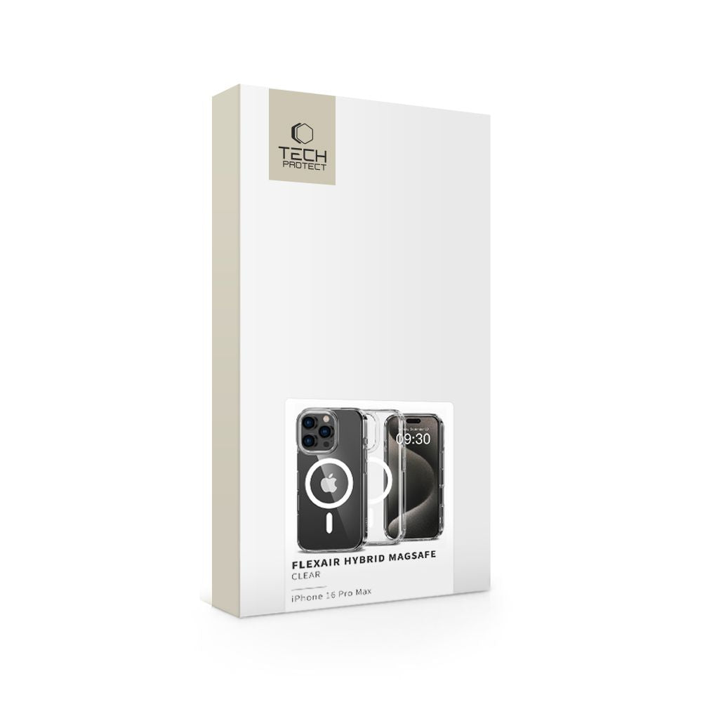 Tech-Protect FlexAir Hybrid MagSafe dėklas iPhone 16 Pro Max – skaidrus -- iPhone 16 Pro Max
