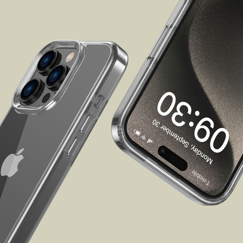 Skaidrus Tech‑Protect FlexAir dėklas iPhone 16 Pro -- iPhone 16 Pro