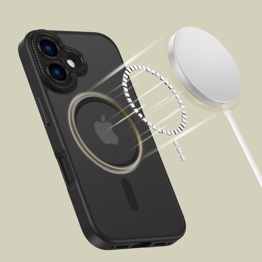 Tech-Protect MagCam MagSafe dėklas iPhone 16 – pusiau skaidrus -- iPhone 16