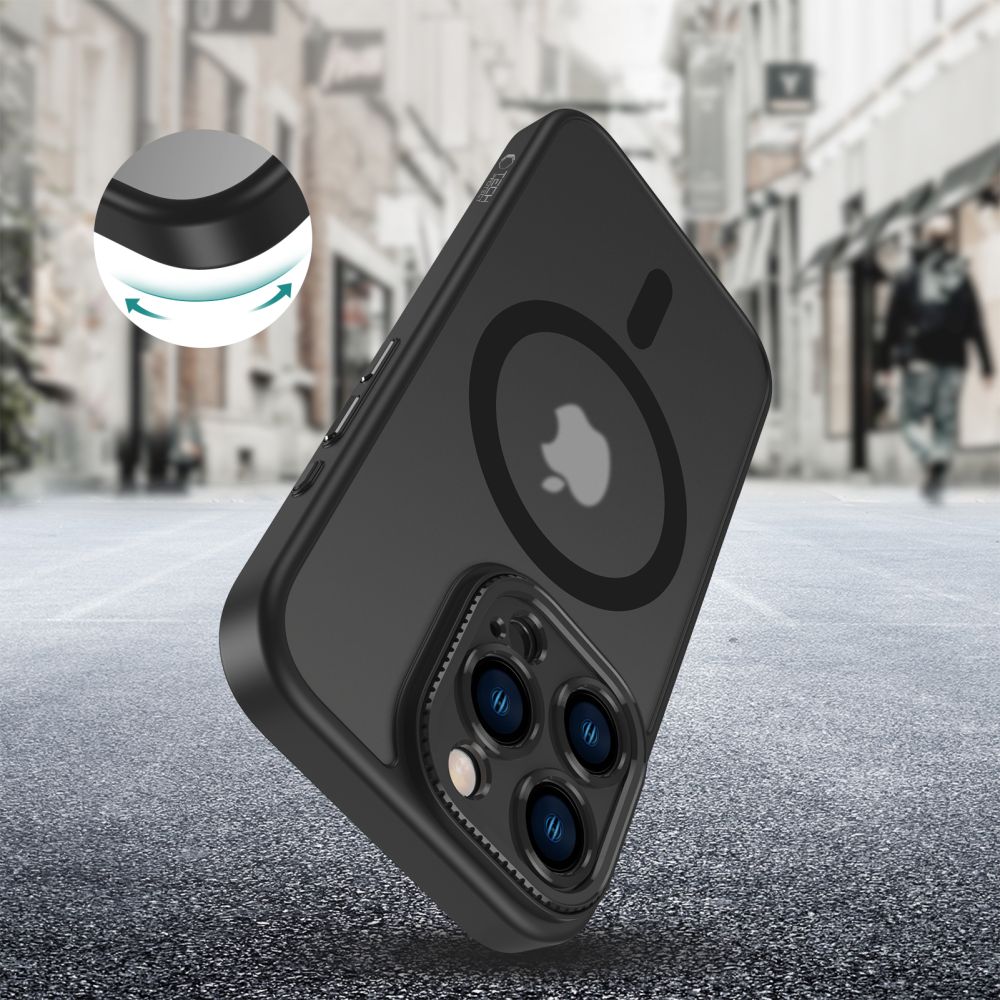 Tech-Protect MagCam MagSafe dėklas iPhone 16 Pro – skaidrus -- iPhone 16 Pro