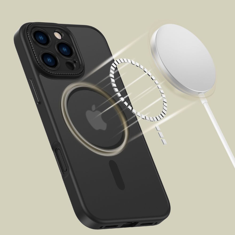 Tech-Protect MagCam MagSafe dėklas iPhone 16 Pro Max – pusiau skaidrus -- iPhone 16 Pro Max