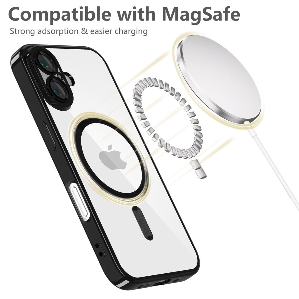 Tech-Protect MagFlex MagSafe dėklas iPhone 16 – juodas -- iPhone 16