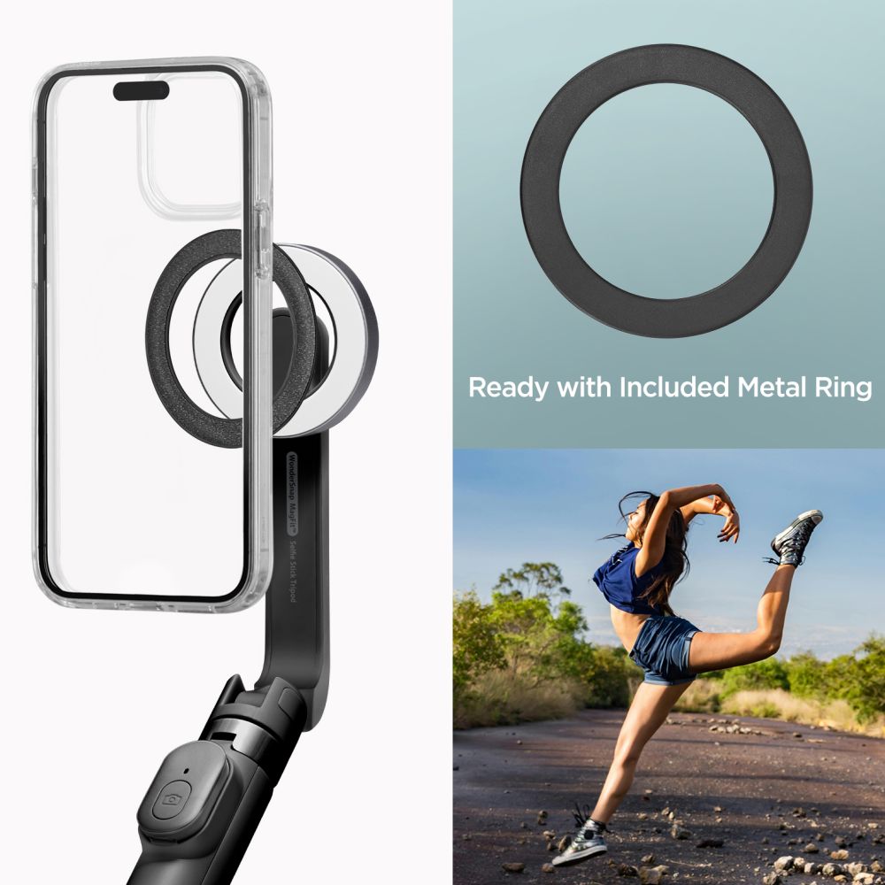 Selfie lazda Spigen S571W MagSafe Bluetooth su trikoju - juoda -- Uncategorized