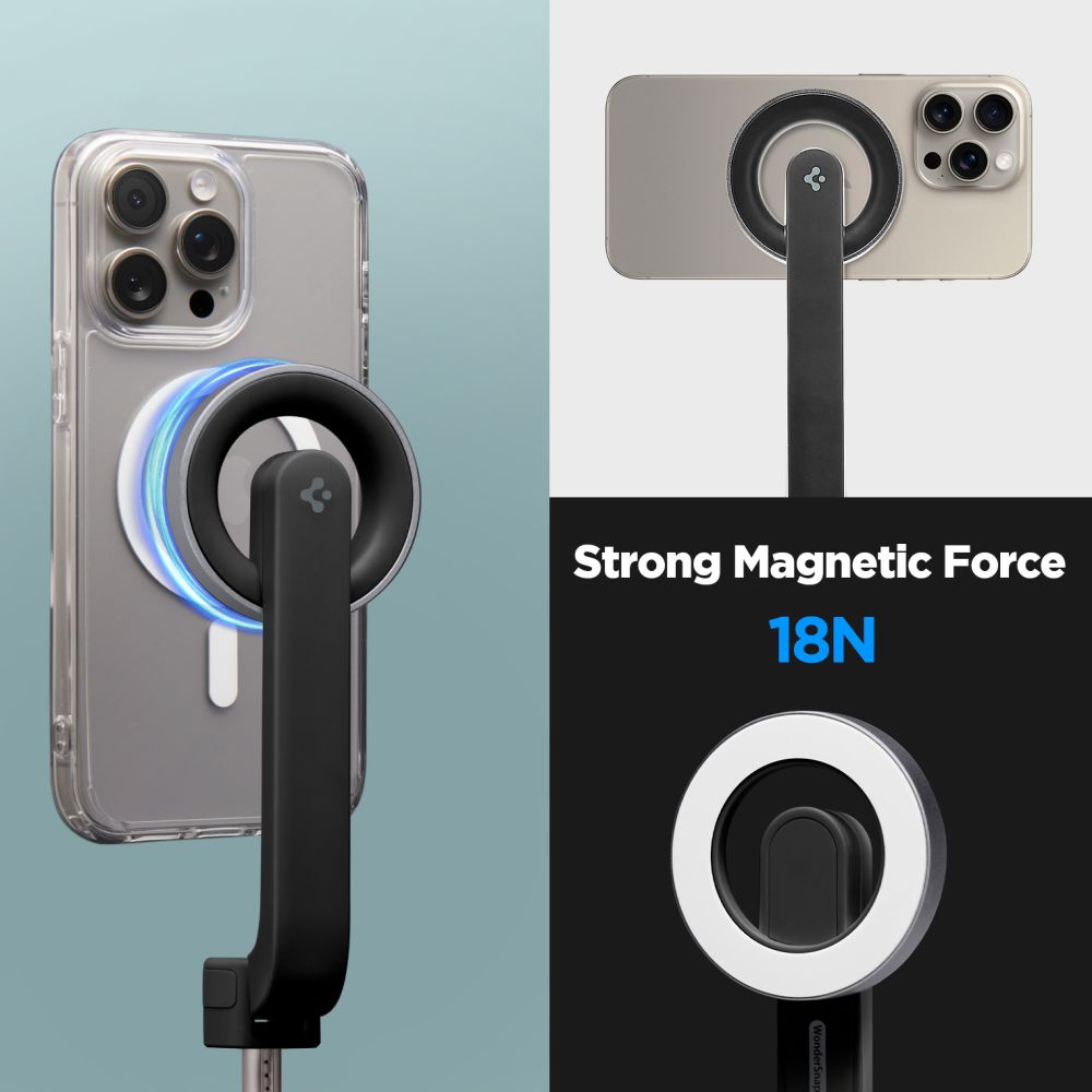 Selfie lazda Spigen S571W MagSafe Bluetooth su trikoju - juoda -- Uncategorized