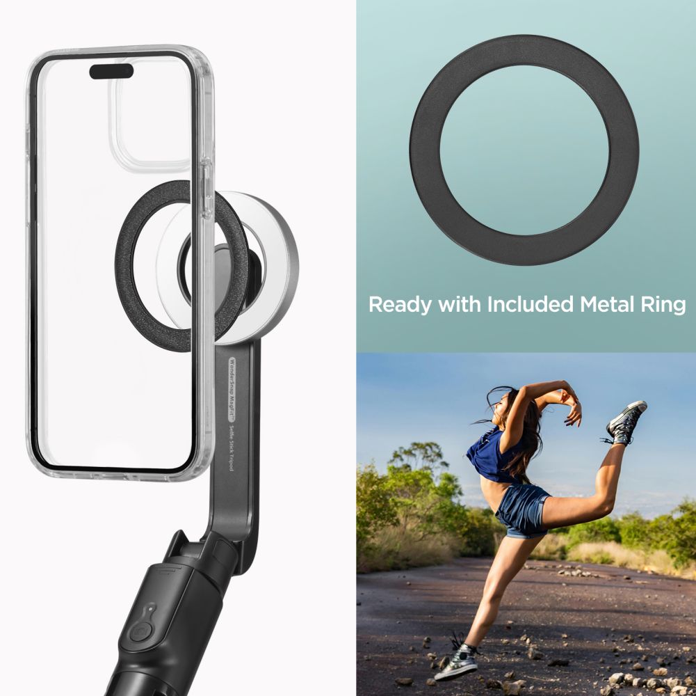 Selfie lazda Spigen S580W MagSafe Bluetooth su trikoju - juoda -- Uncategorized