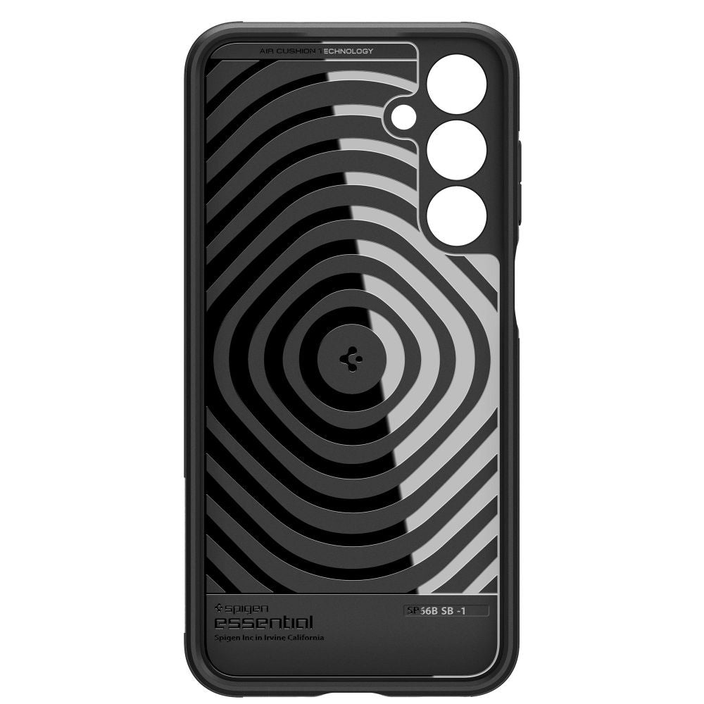 Spigen Essential SandBlast dėklas Galaxy M35 5G – juodas -- Samsung Galaxy M35 5G