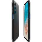 Spigen Essential SandBlast dėklas Galaxy M35 5G – juodas -- Samsung Galaxy M35 5G