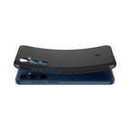 Spigen Essential SandBlast dėklas Galaxy M35 5G – juodas -- Samsung Galaxy M35 5G