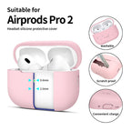 Tech-Protect silikoninis dėklas AirPods Pro 1/2 – rožinis -- AirPods Pro 1