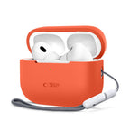 Tech-Protect silikoninis dėklas AirPods Pro 1/2 – oranžinis -- AirPods Pro 1