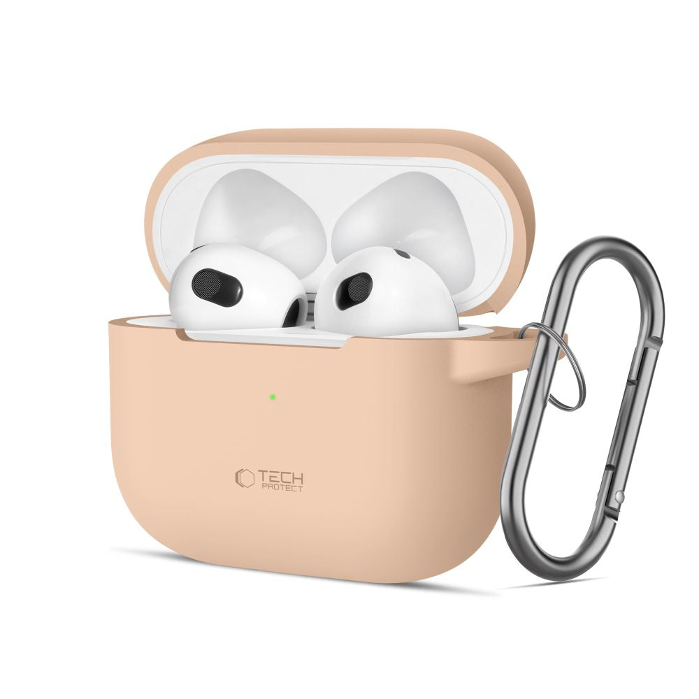 Tech-Protect silikoninis dėklas AirPods 3 – smėlinis -- AirPods 3