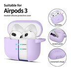 Tech-Protect silikoninis dėklas AirPods 3 – violetinis -- AirPods 3