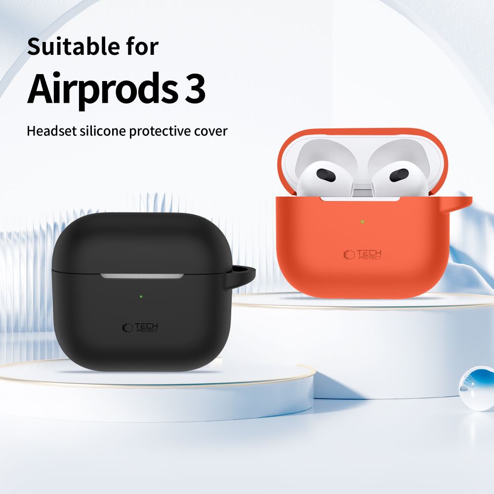 Tech-Protect silikoninis dėklas AirPods 3 – rožinis -- AirPods 3