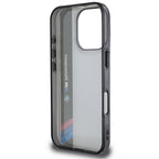 BMW Motorsport dėklas iPhone 16 Pro – pilkas
