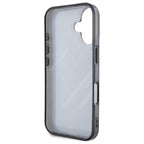 BMW Motorsport IML Random Stripes dėklas iPhone 16 Plus – juodas -- iPhone 16 Plus
