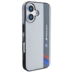 BMW Motorsport dėklas iPhone 16 – pilkas -- iPhone 16