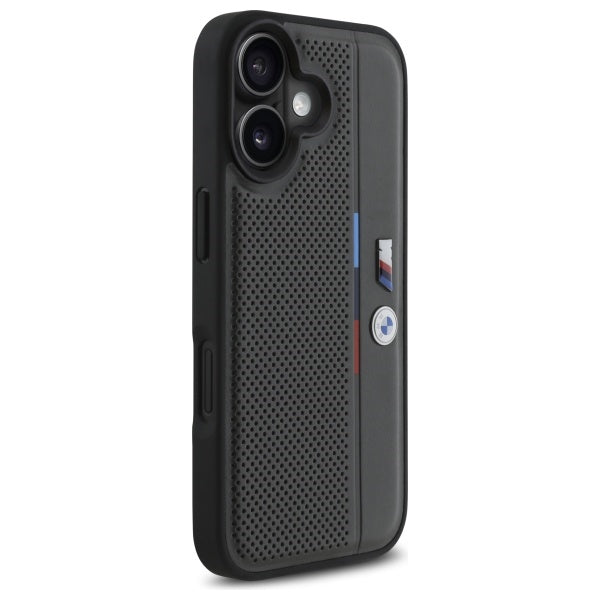 BMW M Perforated dėklas iPhone 16 – antracitas