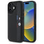 BMW M perforuotas dėklas iPhone 16 – juodas