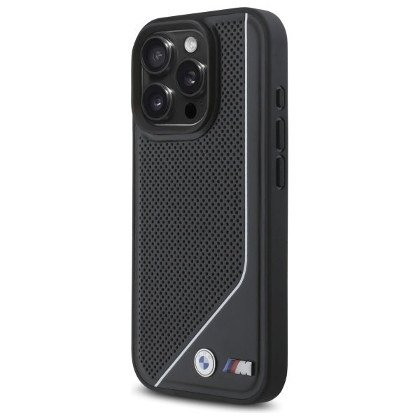 BMW MagSafe dėklas iPhone 16 Pro – juodas
