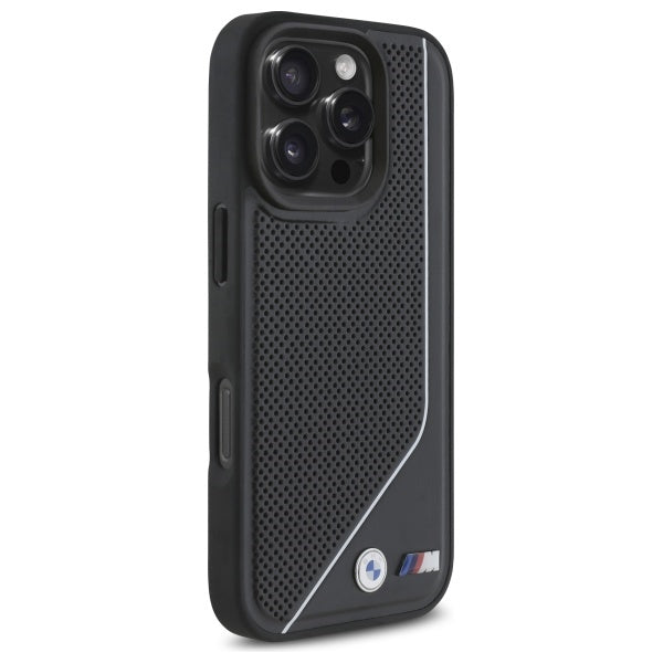 BMW MagSafe dėklas iPhone 16 Pro – juodas