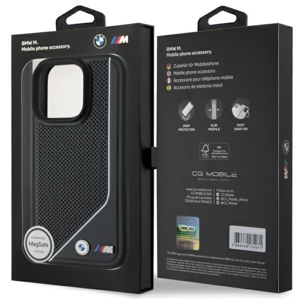 BMW MagSafe dėklas iPhone 16 Pro – juodas