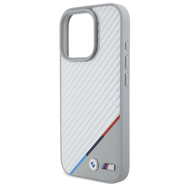 BMW MagSafe dėklas iPhone 16 Pro – pilkas