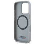 BMW MagSafe dėklas iPhone 16 Pro – pilkas