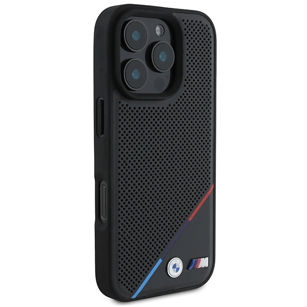 BMW MagSafe dėklas iPhone 16 Pro – juodas