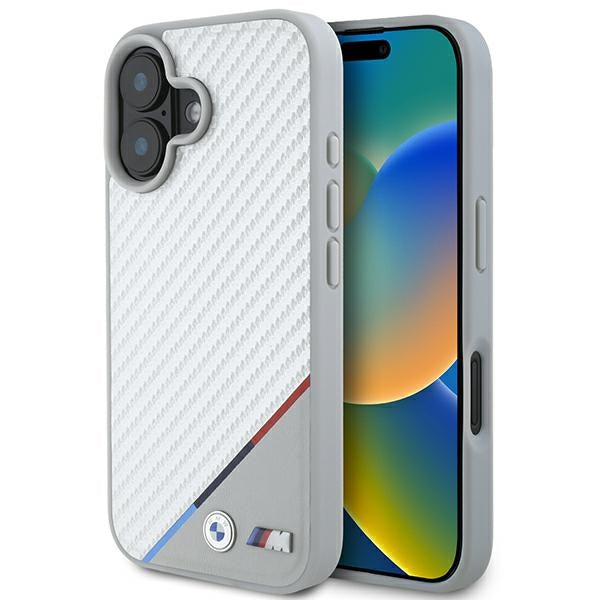 BMW MagSafe dėklas iPhone 16 6.1" – pilkas