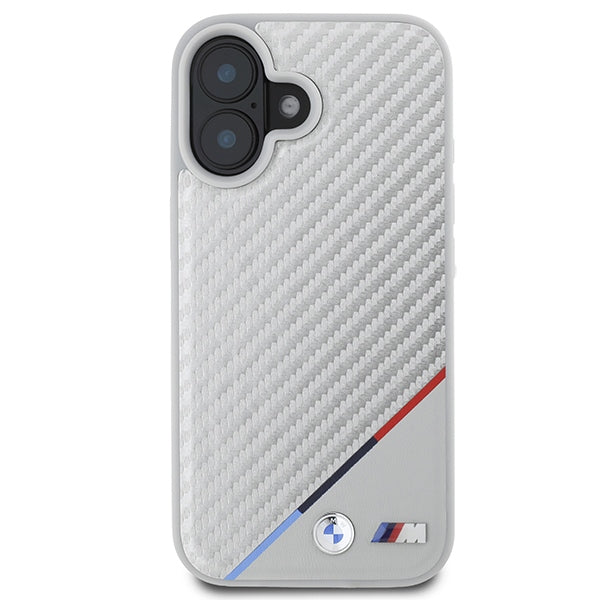 BMW MagSafe dėklas iPhone 16 6.1" – pilkas