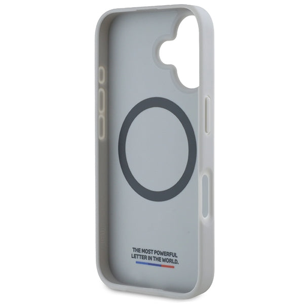 BMW MagSafe dėklas iPhone 16 6.1" – pilkas