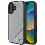 BMW M MagSafe dėklas iPhone 16 – pilkas