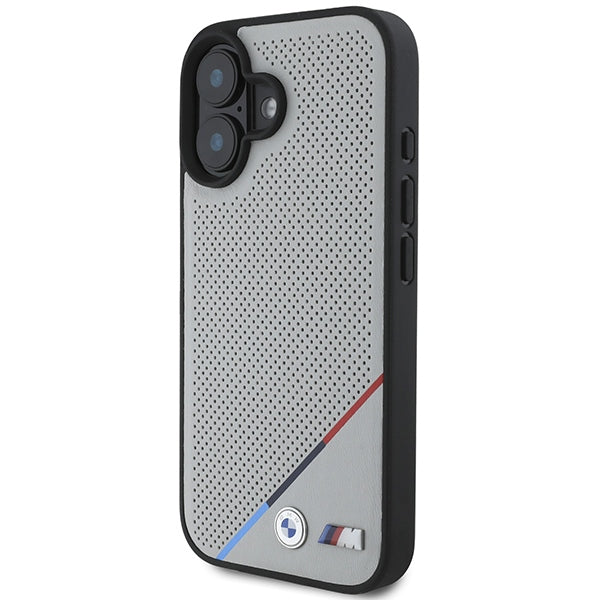 BMW M MagSafe dėklas iPhone 16 – pilkas
