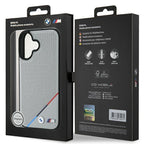 BMW M MagSafe dėklas iPhone 16 – pilkas