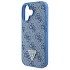 Guess dėklas su dirželiu iPhone 16 – mėlynas