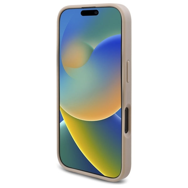Guess New 4G Triangle dėklas iPhone 16 – baltas
