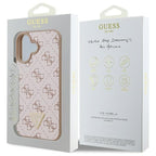 Guess New 4G Triangle dėklas iPhone 16 – baltas
