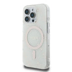 Guess MagSafe dėklas iPhone 16 Pro – baltas