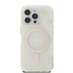 Guess MagSafe dėklas iPhone 16 Pro – baltas