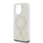 Guess MagSafe dėklas iPhone 16 Pro – baltas