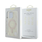 Guess MagSafe dėklas iPhone 16 Pro – baltas