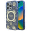 Guess MagSafe dėklas iPhone 16 Pro – mėlynas