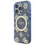 Guess MagSafe dėklas iPhone 16 Pro – mėlynas