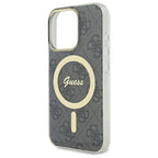 Guess MagSafe dėklas iPhone 16 Pro – juodas