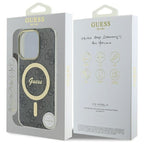 Guess MagSafe dėklas iPhone 16 Pro – juodas