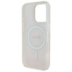 Guess MagSafe dėklas iPhone 16 Pro – rožinis