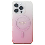Guess MagSafe dėklas iPhone 16 Pro – rožinis