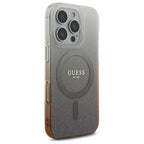 Guess MagSafe dėklas iPhone 16 Pro – rudas